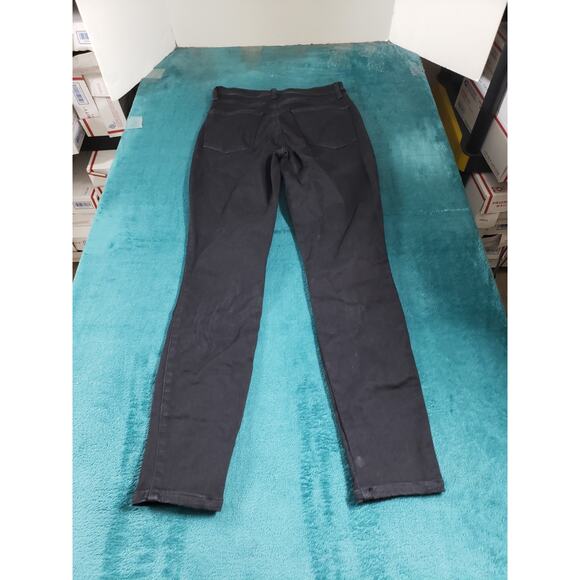 Lucky Brand Jeans Size 3 Womens Black Stretch Pant Denim Dark Mid Rise Skinny - Picture 12 of 14
